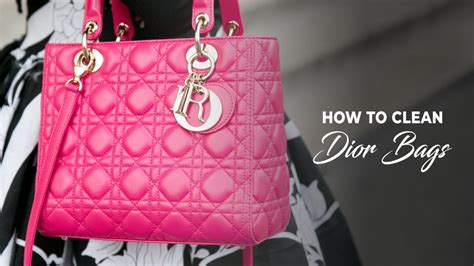 how to clean dior bag|cleaning a christian dior bag.